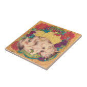  Golden Nap: Feline Serenity in Bloom タイル (側面)