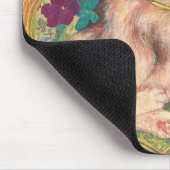  Golden Nap: Feline Serenity in Bloom マウスパッド (コーナー)