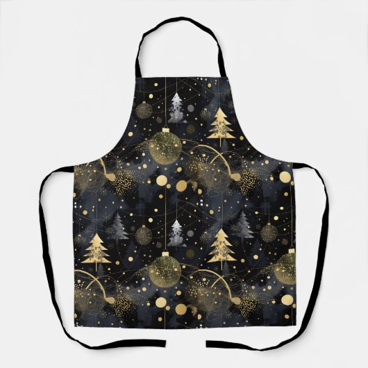 Golden Noir Christmas  エプロン (正面)