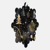 Golden Noir Christmas オーナメントカード (右)