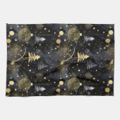Golden Noir Christmas  キッチンタオル (横)