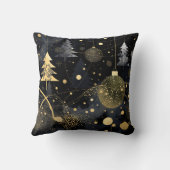 Golden Noir Christmas  クッション (裏面)