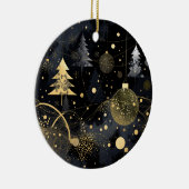 Golden Noir Christmas セラミックオーナメント (右)