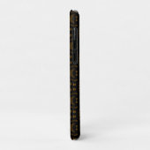 Golden Obsidian Tribal Ikat Pattern Case-Mate iPhoneケース (裏面/左)