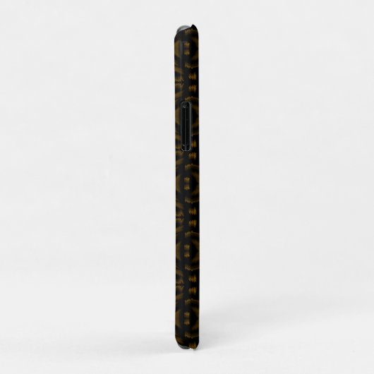 Golden Obsidian Tribal Ikat Pattern Case-Mate iPhoneケース (裏面/右)