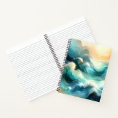 Golden Ocean Flow Abstract Waves ノートブック (内部)