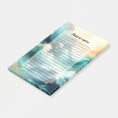 Golden Ocean Flow Abstract Waves ポストイット (アングル)