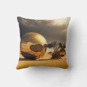 Golden Orbs in the Desert Storm クッション (裏面)