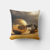Golden Orbs in the Desert Storm クッション (正面)