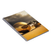 Golden Orbs in the Desert Storm ノートブック (右側)