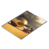 Golden Orbs in the Desert Storm ノートブック (左側)
