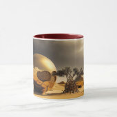 Golden Orbs in the Desert Storm マグカップ (中央)