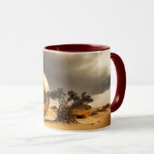 Golden Orbs in the Desert Storm マグカップ (正面右)