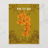 Golden Orchisフローラカスタマイズ用はがき ポストカード (正面)