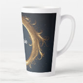 Golden Ornate Circular Ring カフェラテマグ (右)