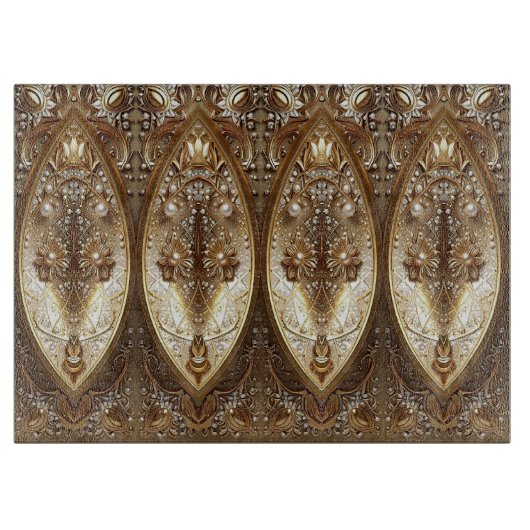 Golden Ornate Cutting Board カッティングボード (正面)