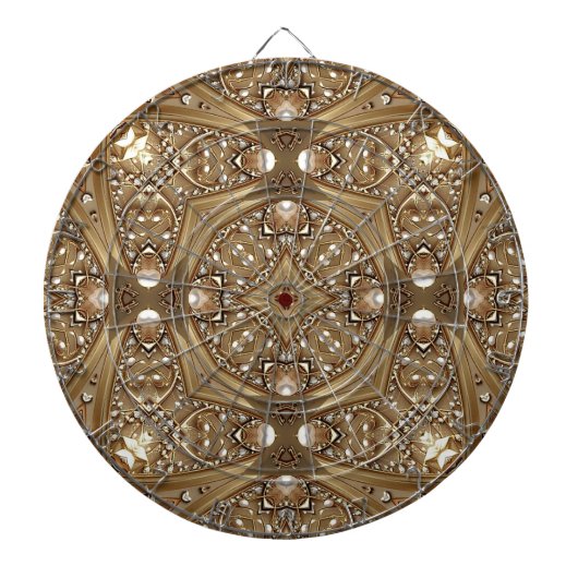 Golden Ornate Dartboard ダーツボード (正面)