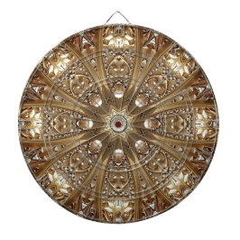 Golden Ornate Dartboard ダーツボード
