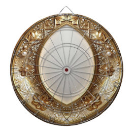 Golden Ornate Dartboard ダーツボード