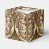 Golden Ornate Favor Box フェイバーボックス (裏面サイド)