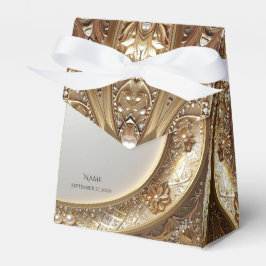 Golden Ornate Favor Box フェイバーボックス