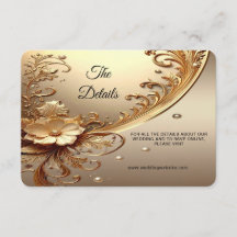 Golden Ornate Floral Detail