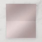 Golden Ornate Floral Place Card プレイスカード (内部開封)