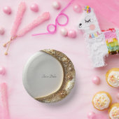 Golden Ornate Frame ペーパーボウル (パーティー)