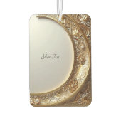 Golden Ornate Frame Air Freshener カーエアーフレッシュナー (裏面)