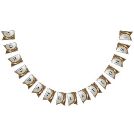 Golden Ornate Frame Bunting Flag バンティングフラッグ