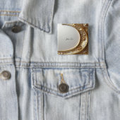 Golden Ornate Frame Button 缶バッジ (インサイチュ)