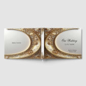 Golden Ornate Frame Guest Book ゲストブック (全面)
