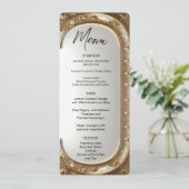 Golden Ornate Frame Menu メニュー (スタンド正面)