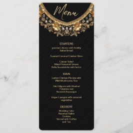 Golden Ornate Frame Menu メニュー