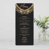 Golden Ornate Frame Menu メニュー (スタンド正面)