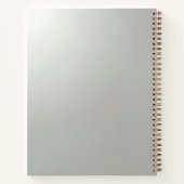 Golden Ornate Frame Notebook ノートブック (裏面)