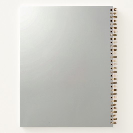 Golden Ornate Frame Notebook ノートブック (裏面)