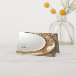 Golden Ornate Frame Place Card プレイスカード