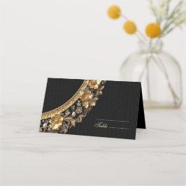 Golden Ornate Frame Place Card プレイスカード