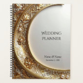 Golden Ornate Frame Planner プランナー手帳 (正面)