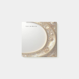 Golden Ornate Frame Post it Notes ポストイット