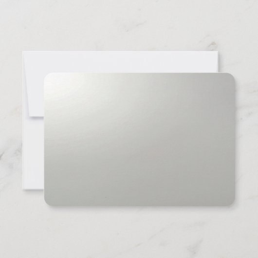 Golden Ornate Frame RSVP Card (裏面)