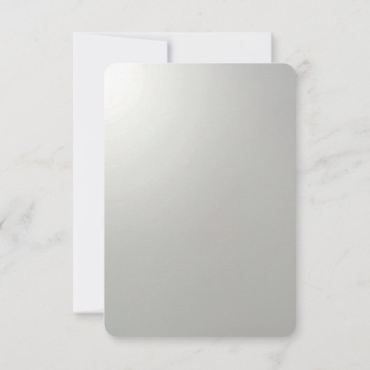 Golden Ornate Frame RSVP Card (裏面)