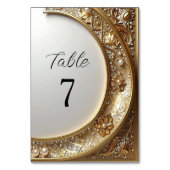 Golden Ornate Frame Table Number テーブルナンバー (裏面)