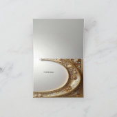 Golden Ornate Frame Thank You Card サンキューカード (内部)