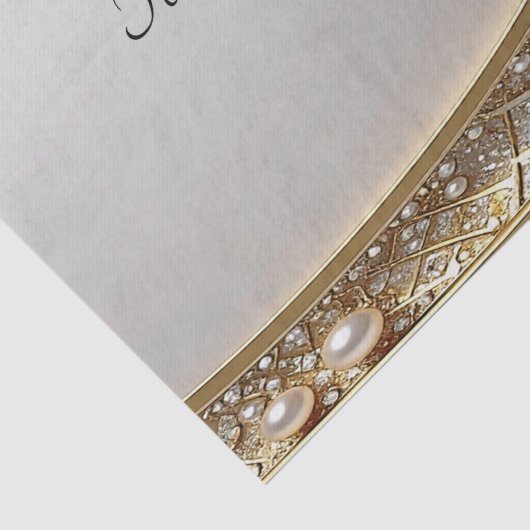 Golden Ornate Frame Tissue Paper 薄葉紙 (詳細)