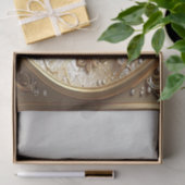 Golden Ornate Frame Tissue Paper 薄葉紙 (ギフト)