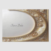 Golden Ornate Frame Tissue Paper 薄葉紙 (正面)