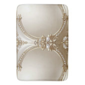 Golden Ornate Frame with Pearls Bath Mat バスマット (正面縦)