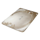 Golden Ornate Frame with Pearls Bath Mat バスマット (アングル)